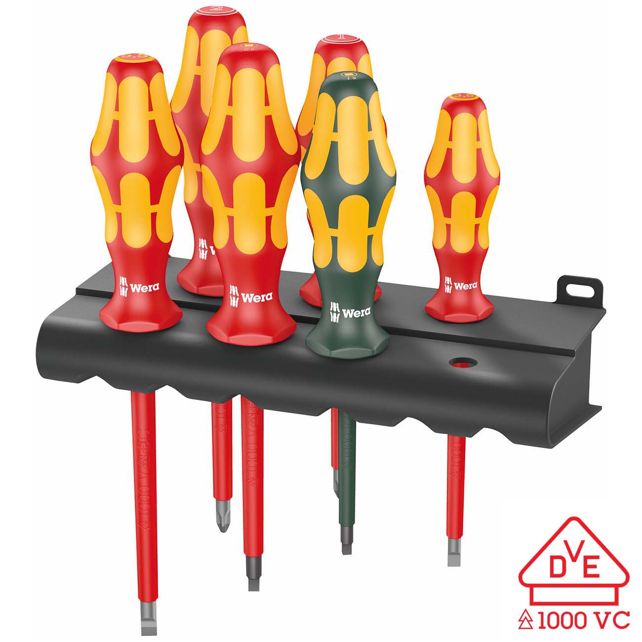 Wera Laser Etched Tip Screwdriver Rack 6 Piece Set - Picture 1 of 1