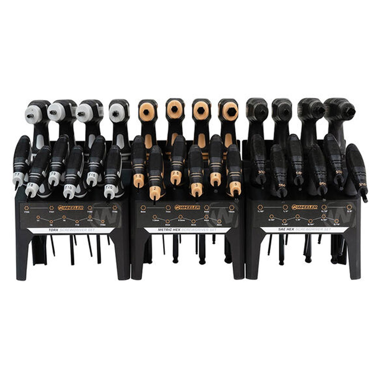 Wheeler 30 Piece SAE/Metric Hex And Torx P-Handle Set