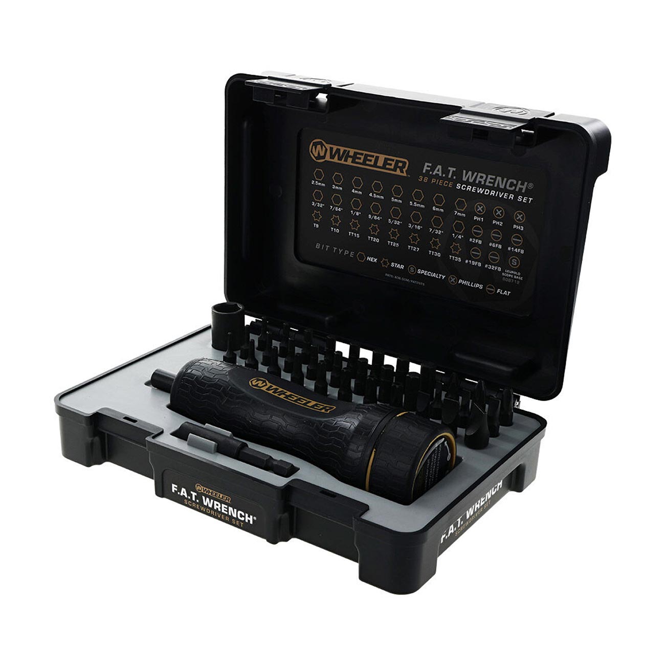 Wheeler FAT Wrench Screwdriver Set with Adjustable Torque (38 Piece)