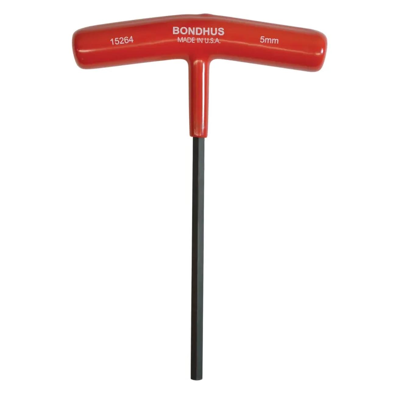 Bondhus Metric HEX T-Handle Wrench: 5mm x 6" Length