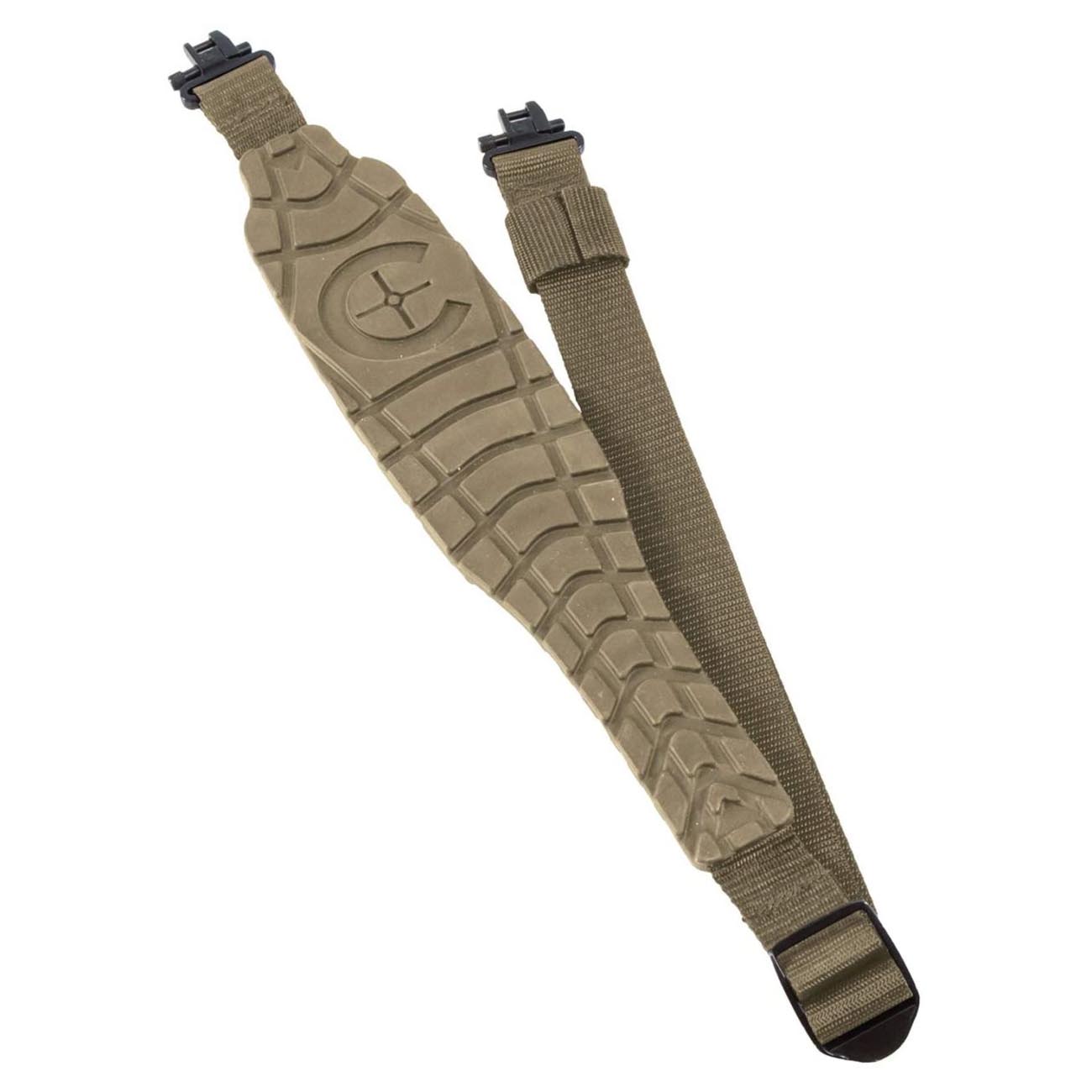 Caldwell Max Grip Sling with Adjustable Overmolded Strap (Flat Dark Earth) - 20″ to 41″