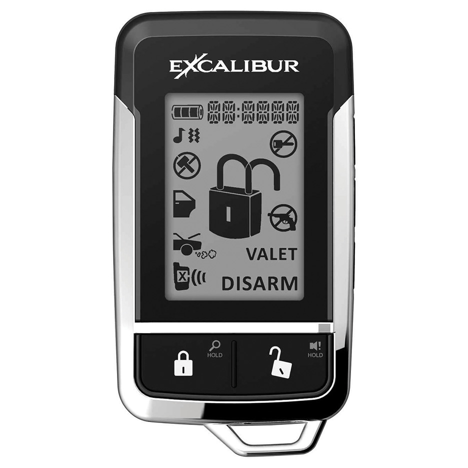 Excalibur 2-Way Monochrome LCD Remote Transmitter