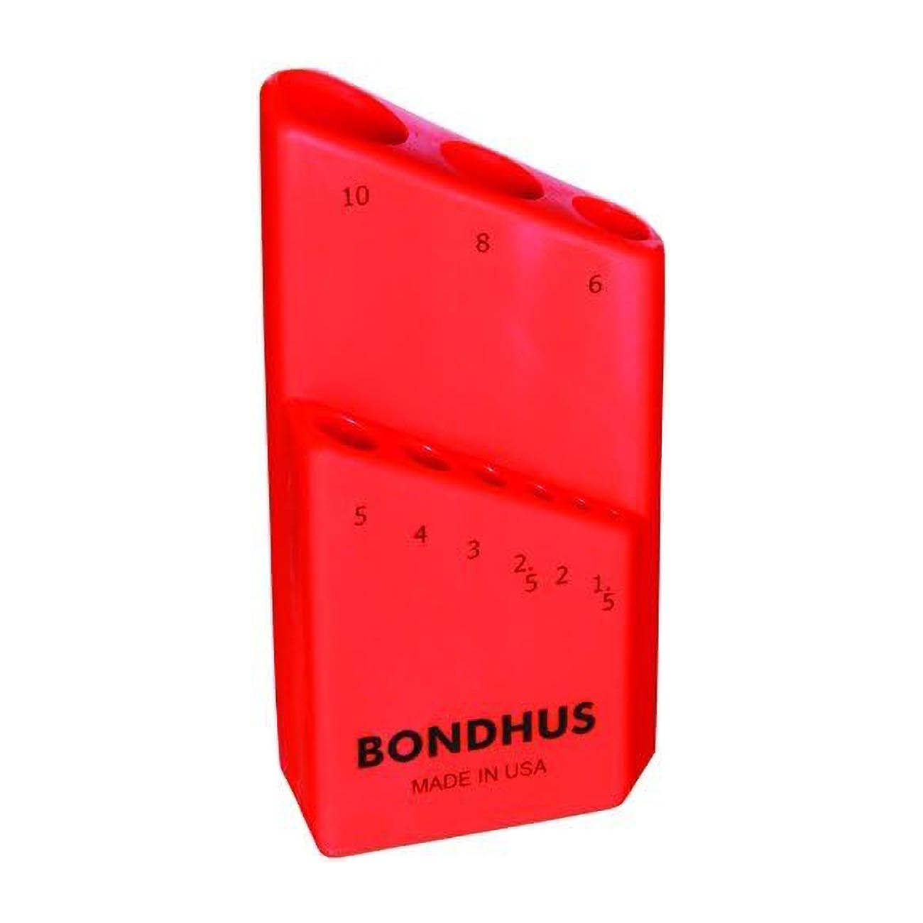 Bondhus Metric Replacement Hex Key Case - 1.5mm to 10mm (Holds 9 Tools)