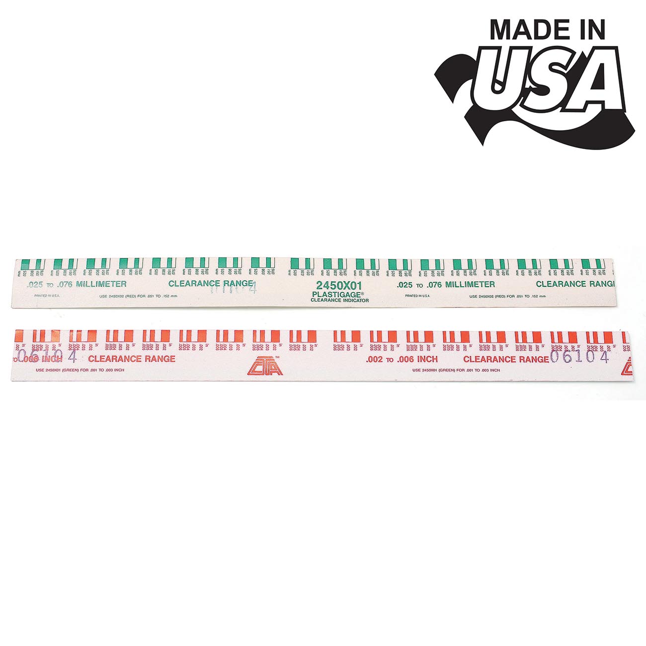 CTA Plastigage Set - For Measuring without Micrometer (2-Piece)