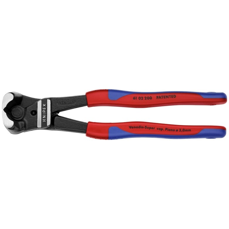 Knipex High Leverage Bolt End-Cutting Nippers (8″)