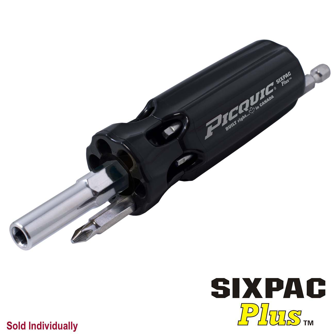 Picquic SIXPAC Plus™ 7-in-1 Quick Bit Change Screwdriver (Blister package)