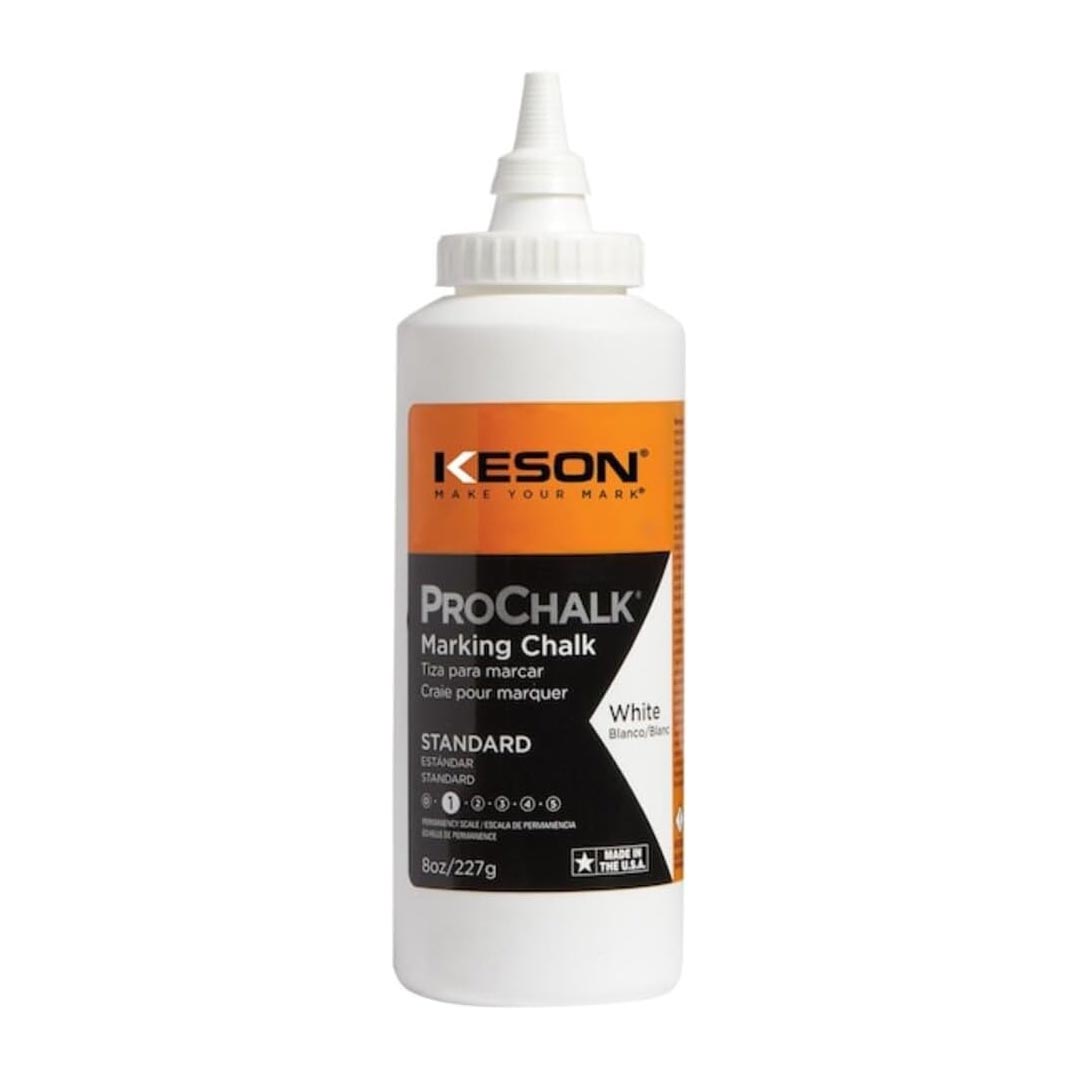 Keson ProChalk Level 1 White  (8 oz. Bottle)
