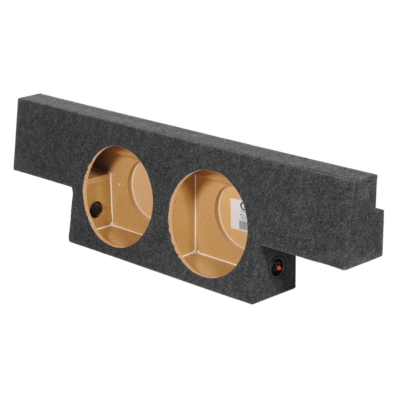 QPower GMC/Chevy Crew Cab '04-'07 Dual 10" Empty Woofer Box