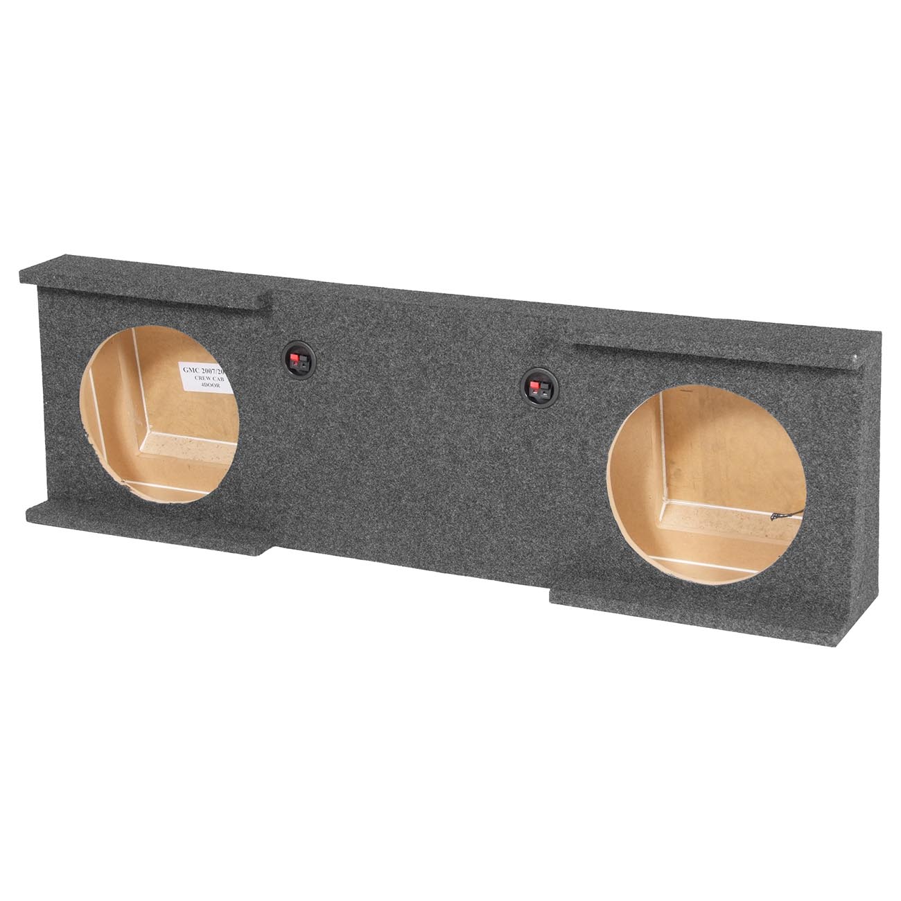 QPower GMC/Chevy Crew Cab '07-'13 Dual 10" Empty Woofer Box