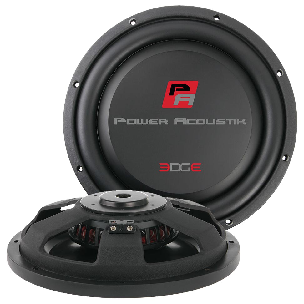 Power Acoustik 12" Shallow Mount Woofer 700W RMS/1400W Max Single 4 Ohm Voice Coil