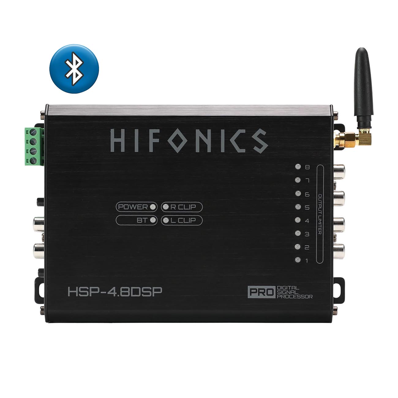 Hifonics Digital Signal Processor with 31 Band Parametric EQ & Bluetooth