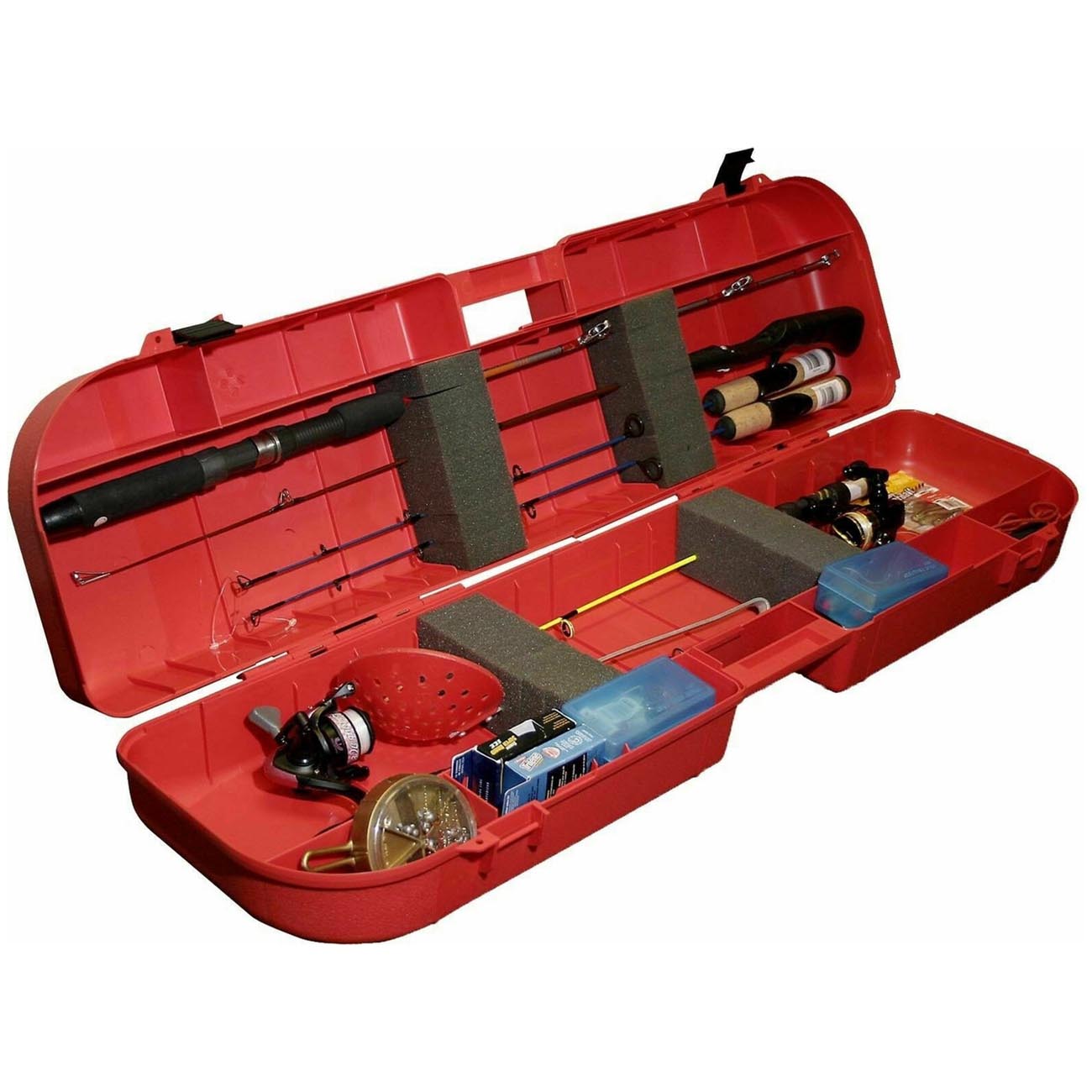 MTM Ice Fishing Rod Box (Red)