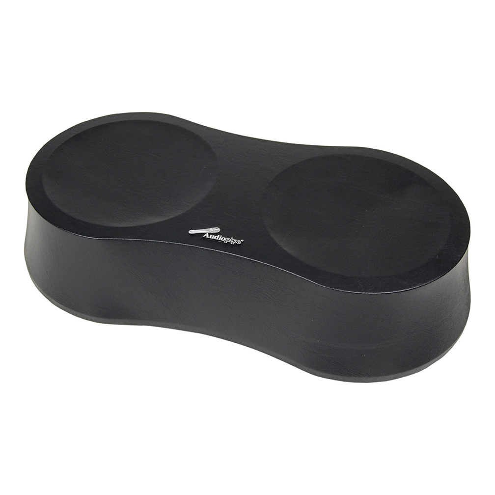 Pipeman *Sold Each* Dual 8" Rear Deck Wood Speaker Pod Black