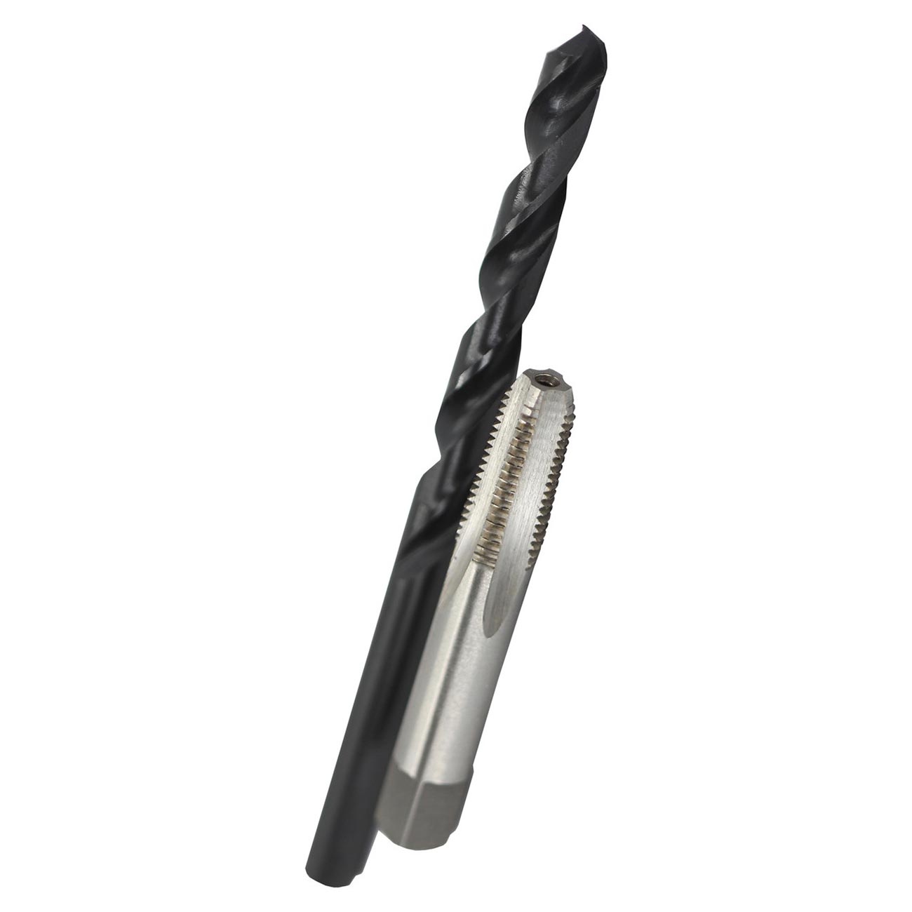 DRILL AMERICA 1/8" Carbon Steel NPT Tap and "R" HSS Drill Bit Kit in Storage Pouch