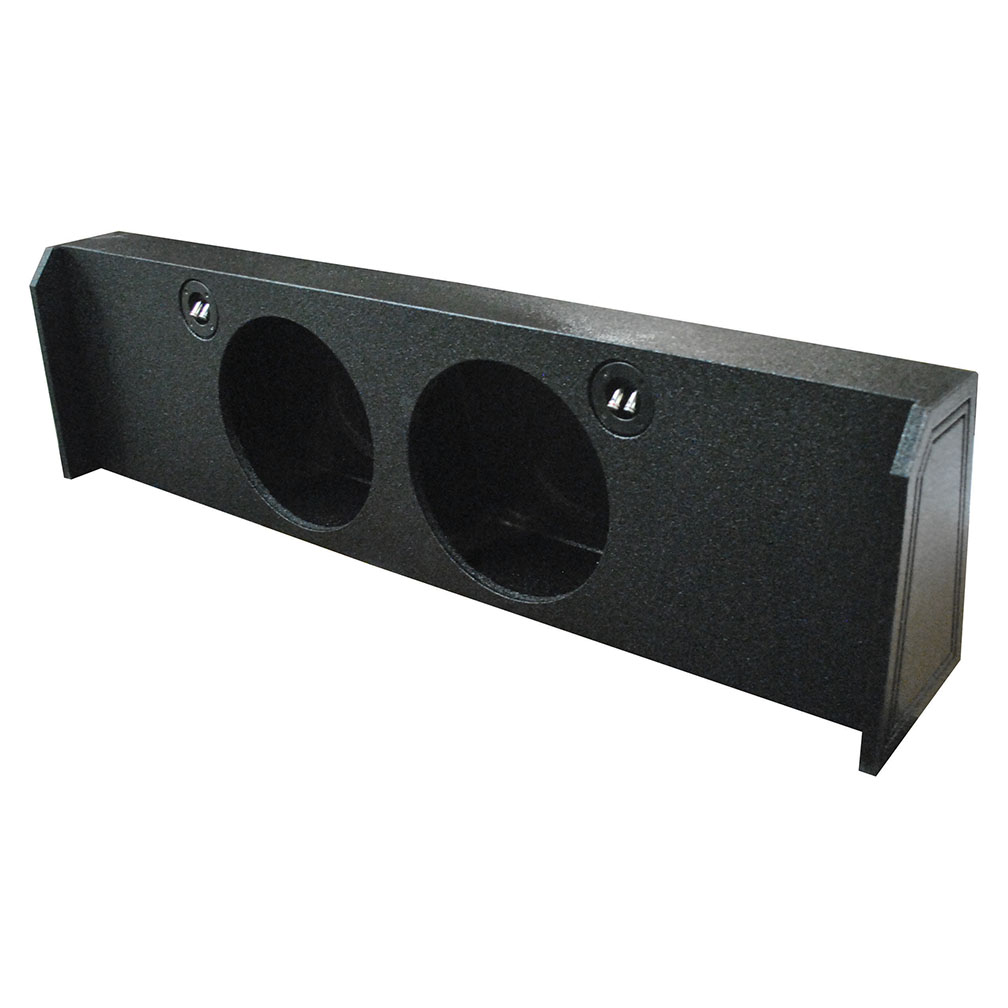 QPower Dual 12" Sealed Empty Woofer Enclosure - Ford '09-'26 F-150 Super Crew'17-'26 Ford F-250/350