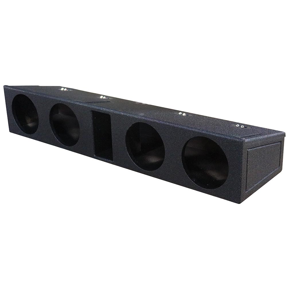 QPower “QBOMB” Ford F-Series Super Crew '09-'26 Quad 8″ Empty Woofer Enclosure