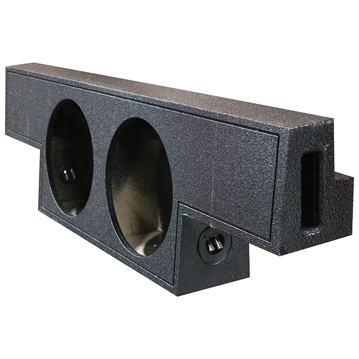 QPower "QBOMB" Chevy/GMC Crew Cab '04-'07 Dual 12" Vented Empty Woofer Enclosure