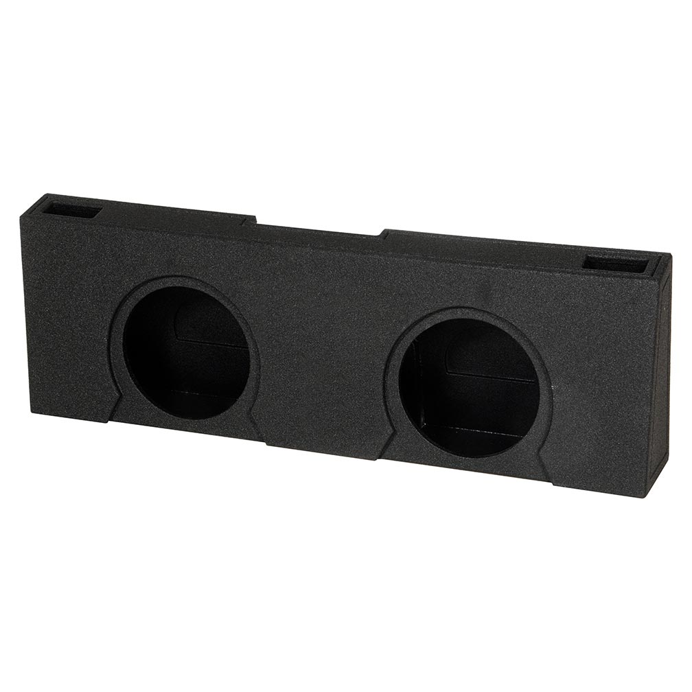 QPower "QBOMB" Chevy/GMC Crew Cab '07-'13 Dual 12" Vented Empty Woofer Box
