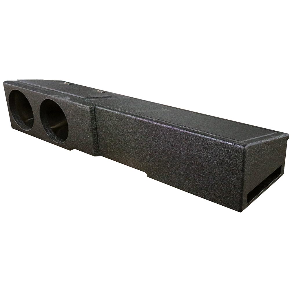 QPower "QBOMB" Chevy/GMC Crew Cab '07-'24 Dual 8" Ported Woofer Box