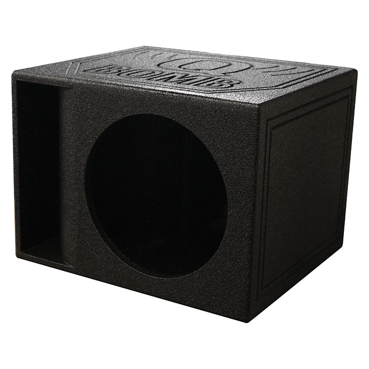 QPower "QBOMB" Single 12" 'Horn-Ported' Empty Woofer Enclosure