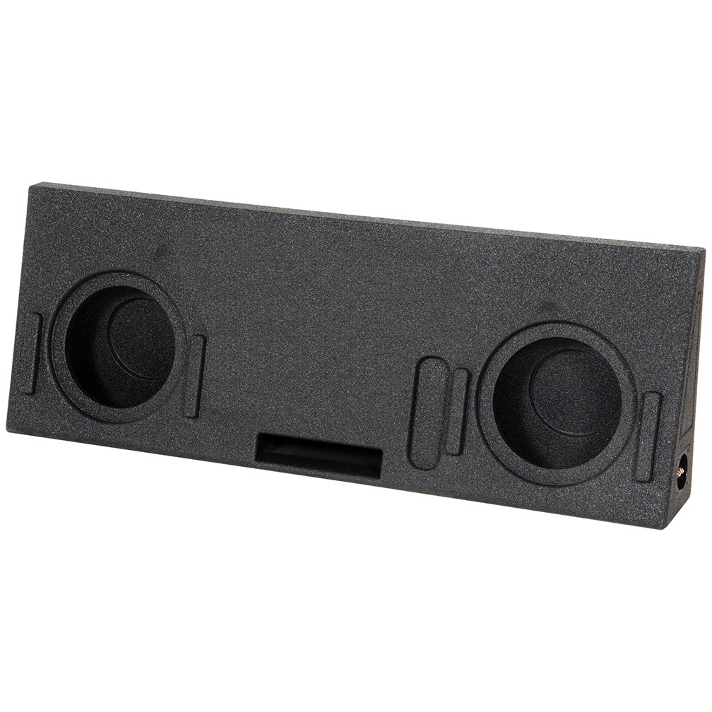 QPower "QBOMB" Toyota Tundra Crew Max Cab '14 -'21 Dual 10" Vented Woofer Enclosure