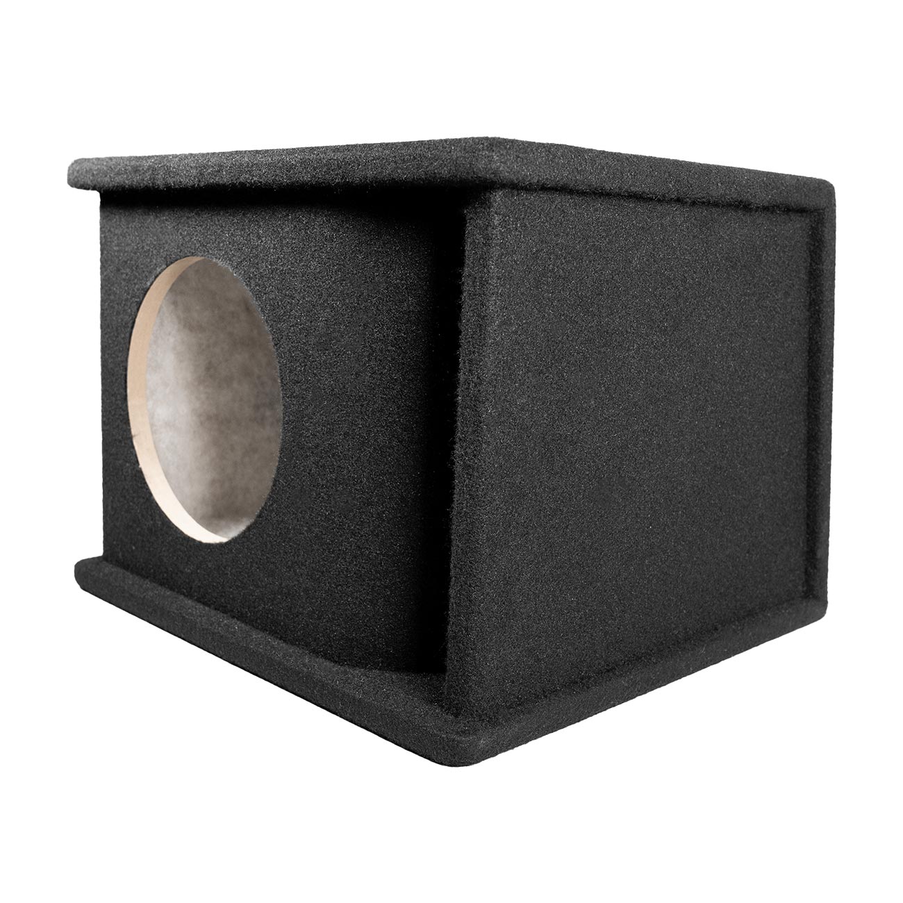 QPower Single 8″ Curved Vent Port Empty Woofer Enclosure