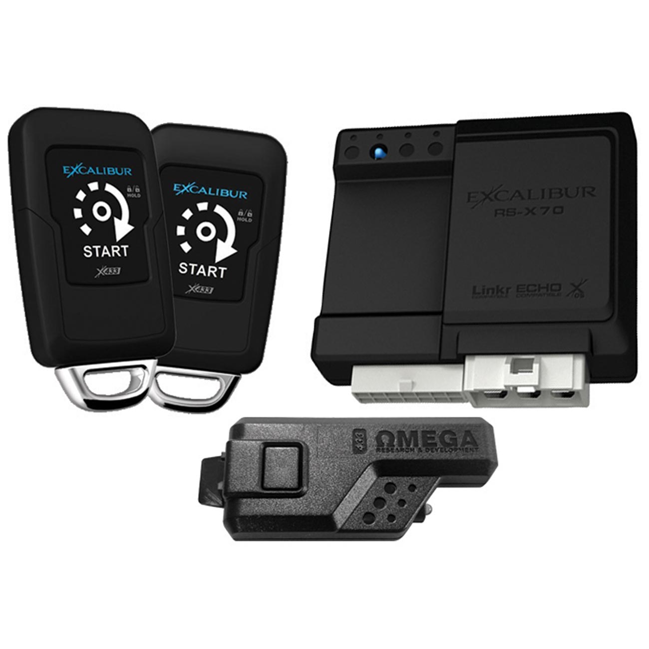 Excalibur 1500 Feet 1-Button Remote Start Keyless Entry System