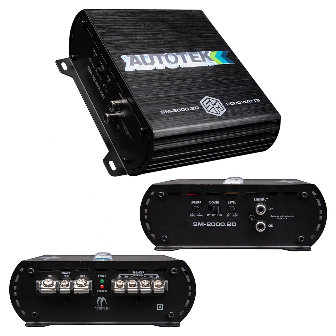 Autotek STREET MACHINE 2-Channel Amplifier 2000 Watts