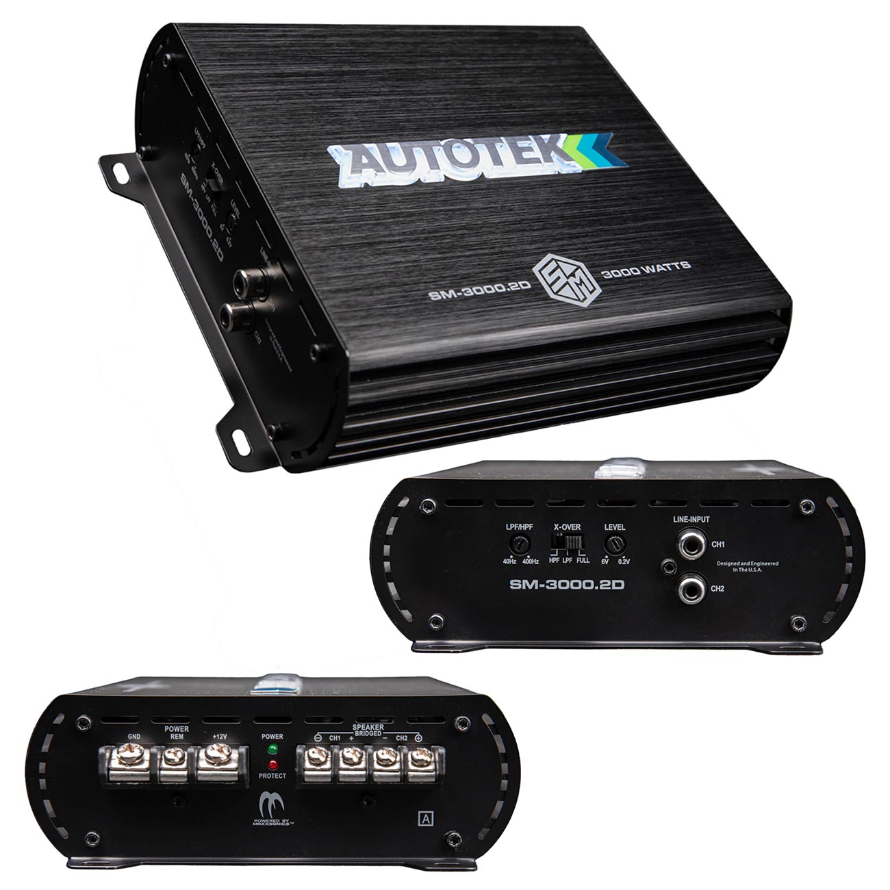 Autotek STREET MACHINE 2-Channel Amplifier 3000 Watts